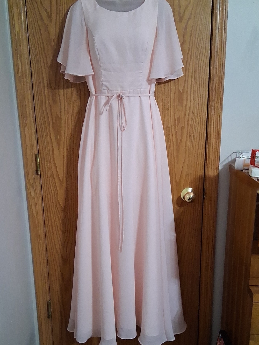 Blush pink special occasion dress, estimated medium - Picture 1 of 10